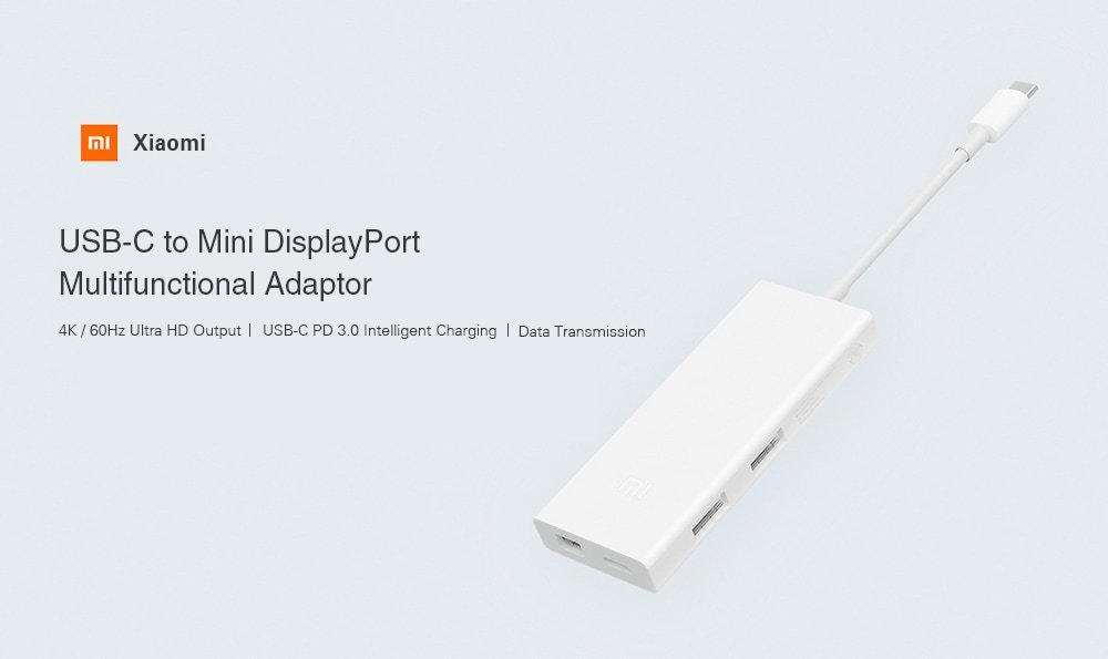Xiaomi 4-in-1 USB Type-C to Mini DisplayPort Multifunctional Adaptor Converter