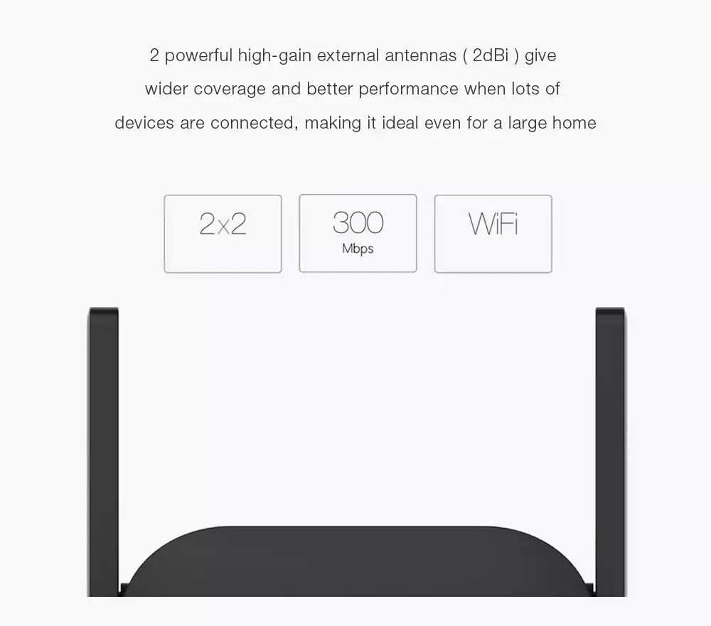 Original Xiaomi Pro 300M WiFi Amplifier for Mi Router